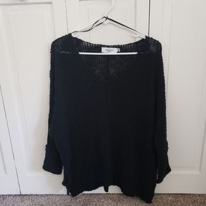 Carly Jean Los Angeles chunky Black knit Sweater
